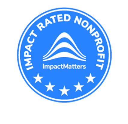 Impact Rated Nonprofit seal via Impact Matters